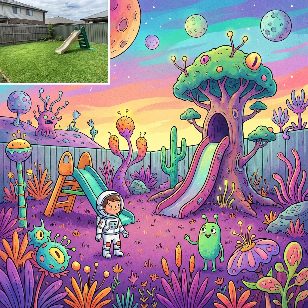 Quintal para Espaço